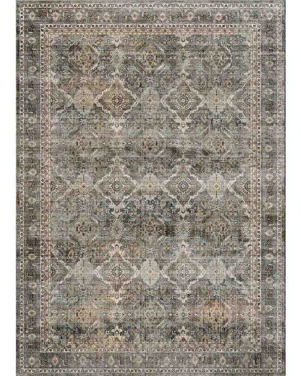 Clara Grey Olive Rug