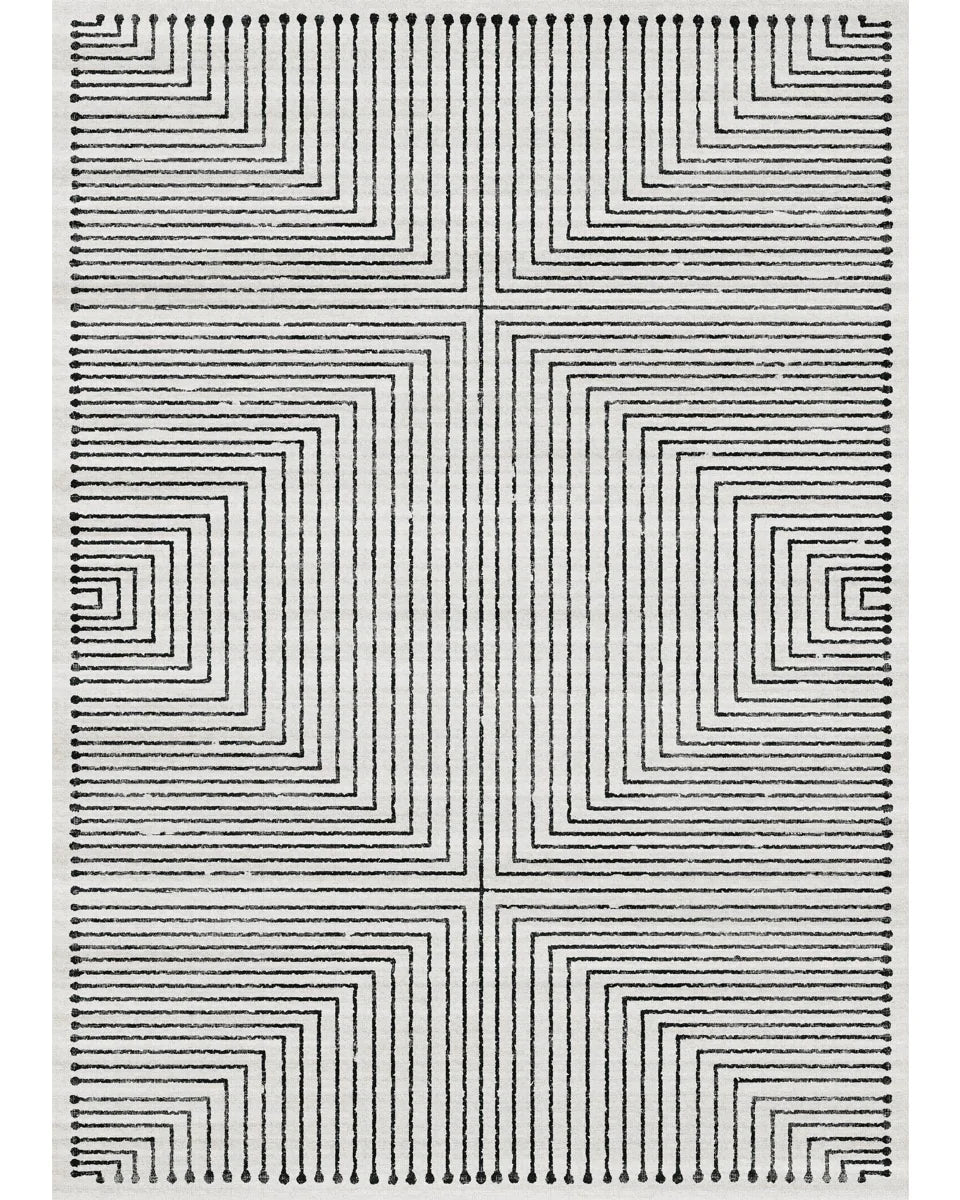 Bond Black & Ivory Rug