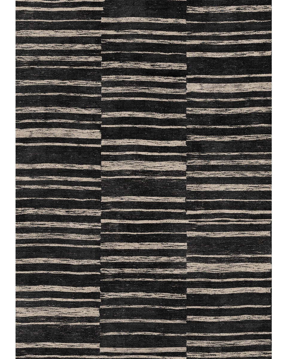 Sahara Black & Natural Rug
