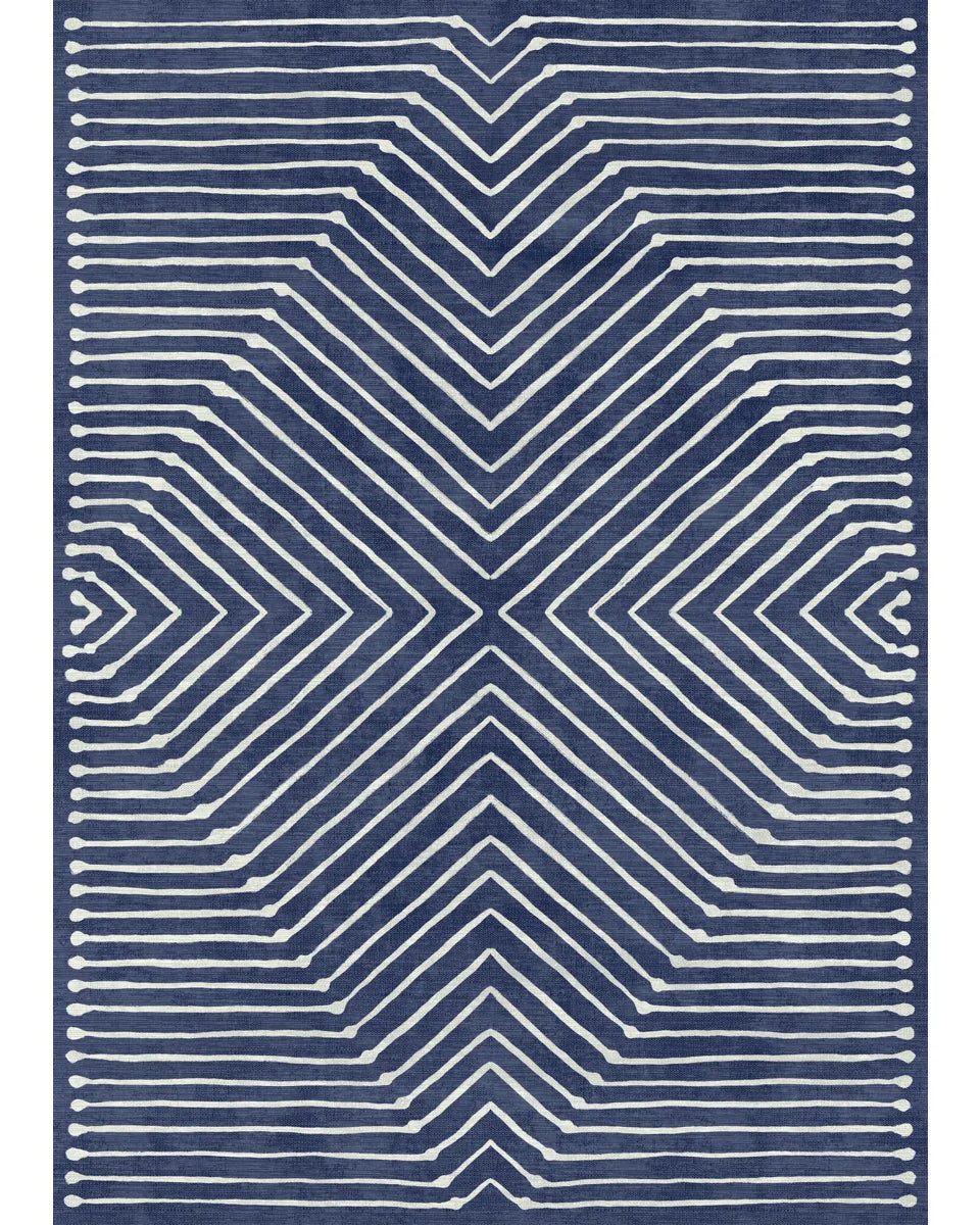 Calator Navy Blue Rug
