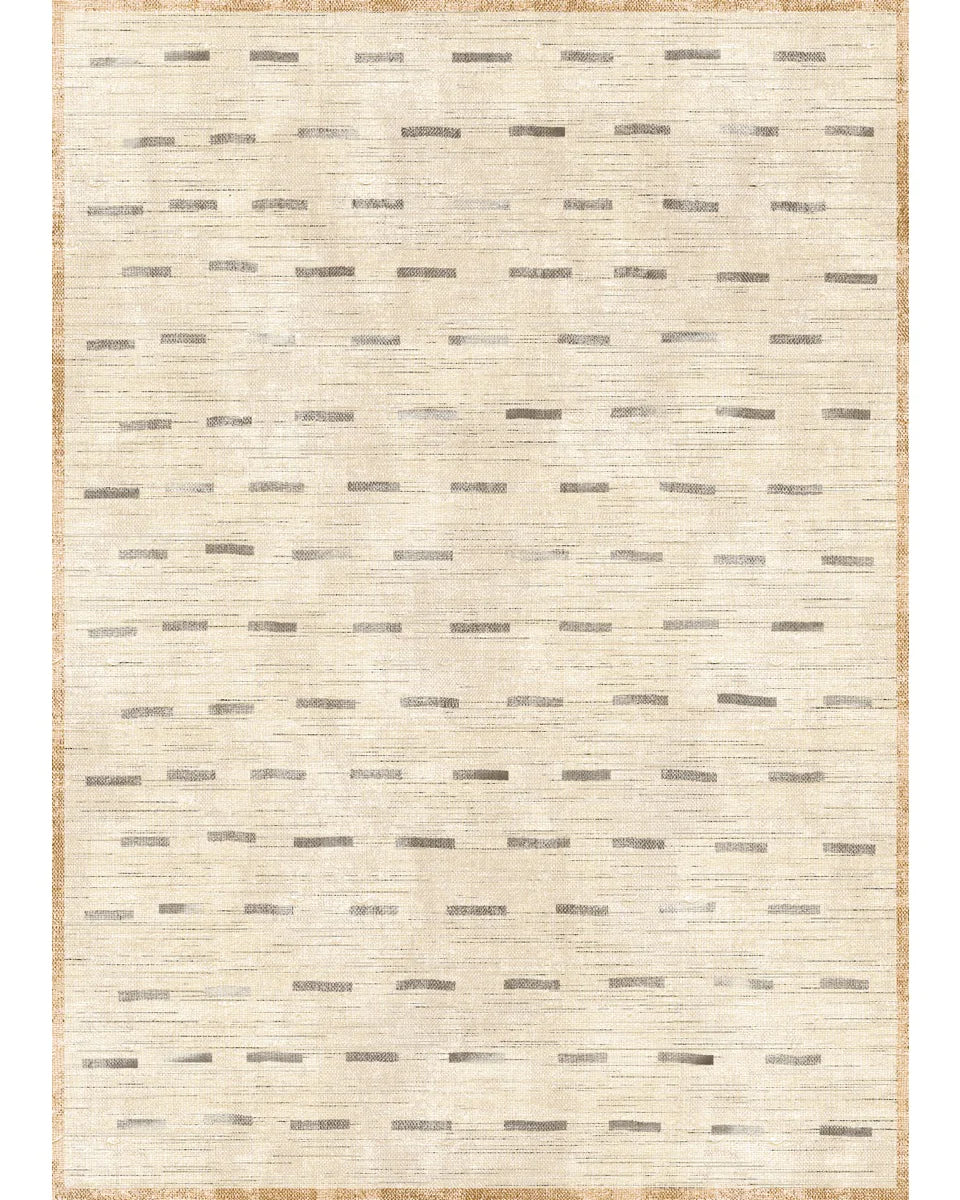 Sando Natural Black Rug