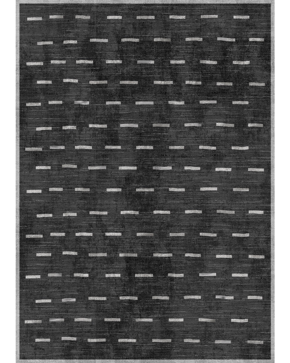 Sando Black Grey Rug