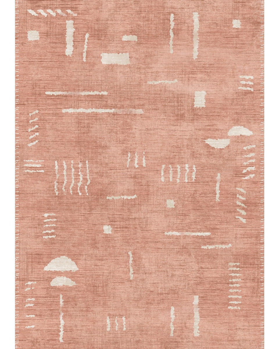Jama Coral Pink Rug
