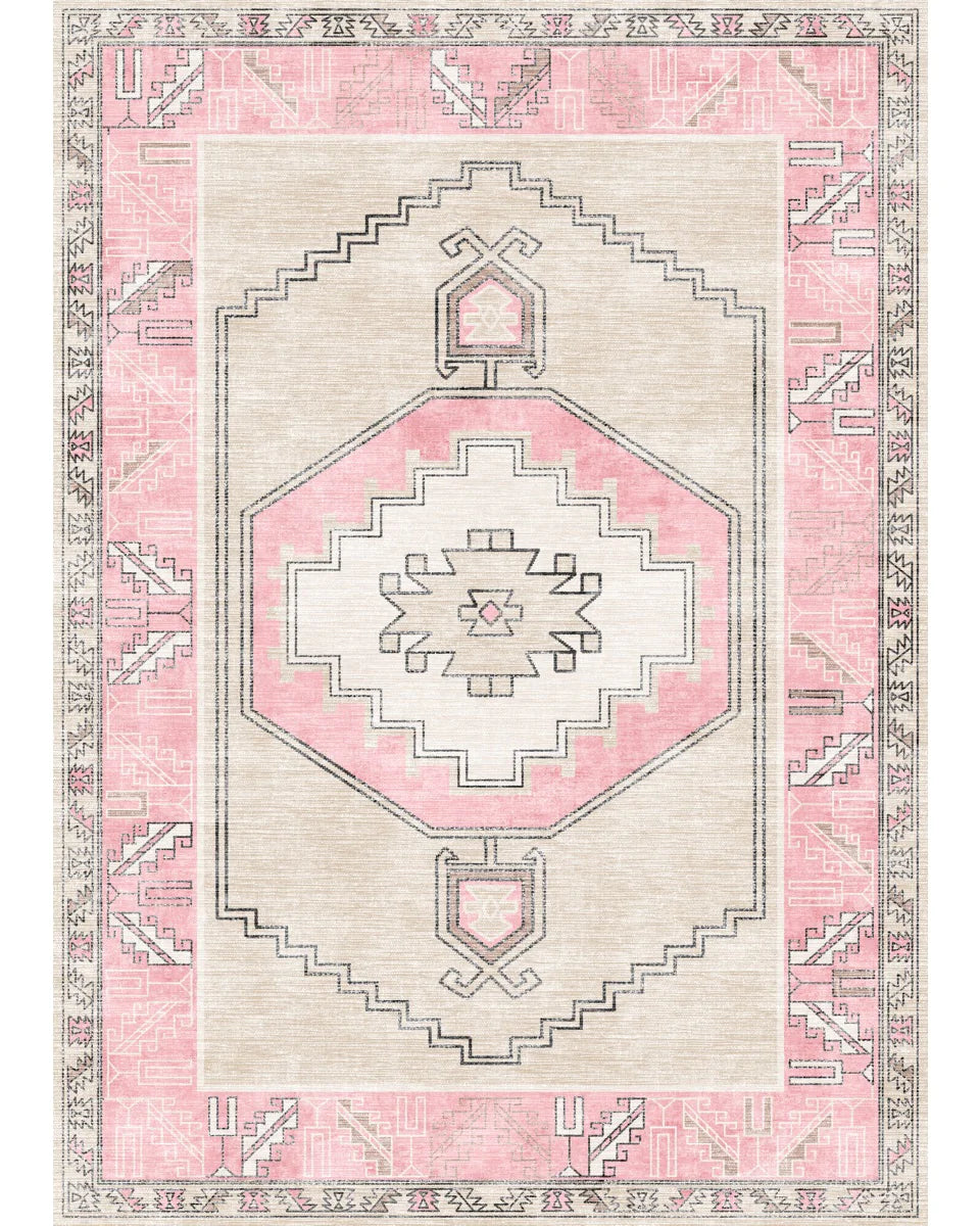 Barbara Pink Beige Rug