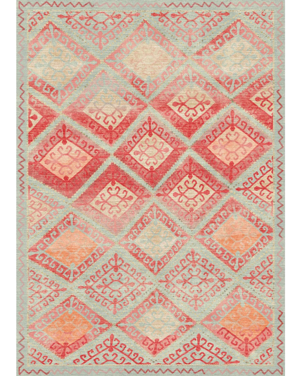 Kazna Orange Teal Rug