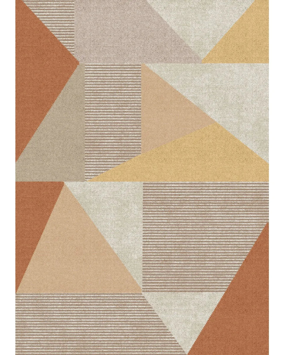 Mizza Orange Beige Rug
