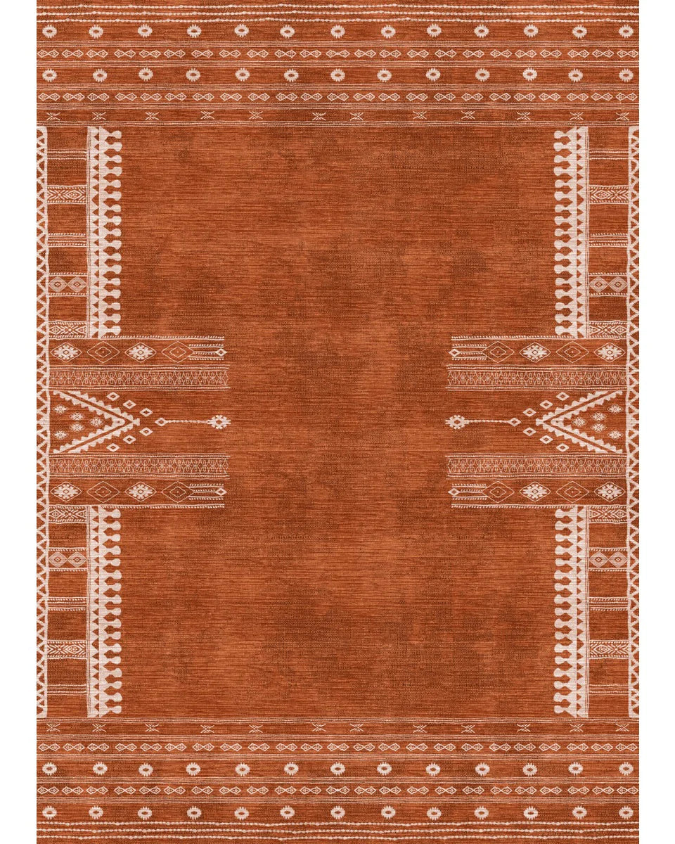 Mazela Orange Rug