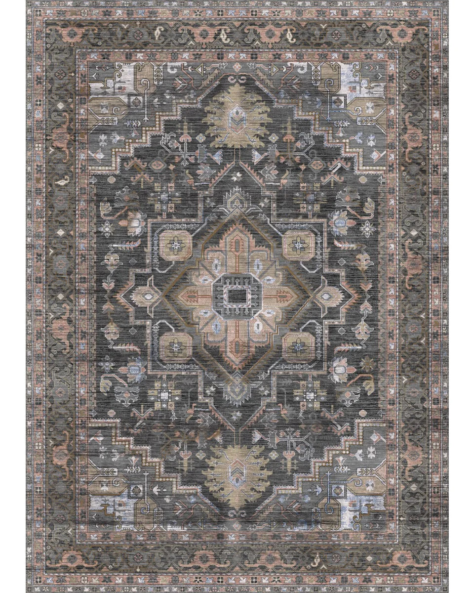 Ozana Brown Multi Rug