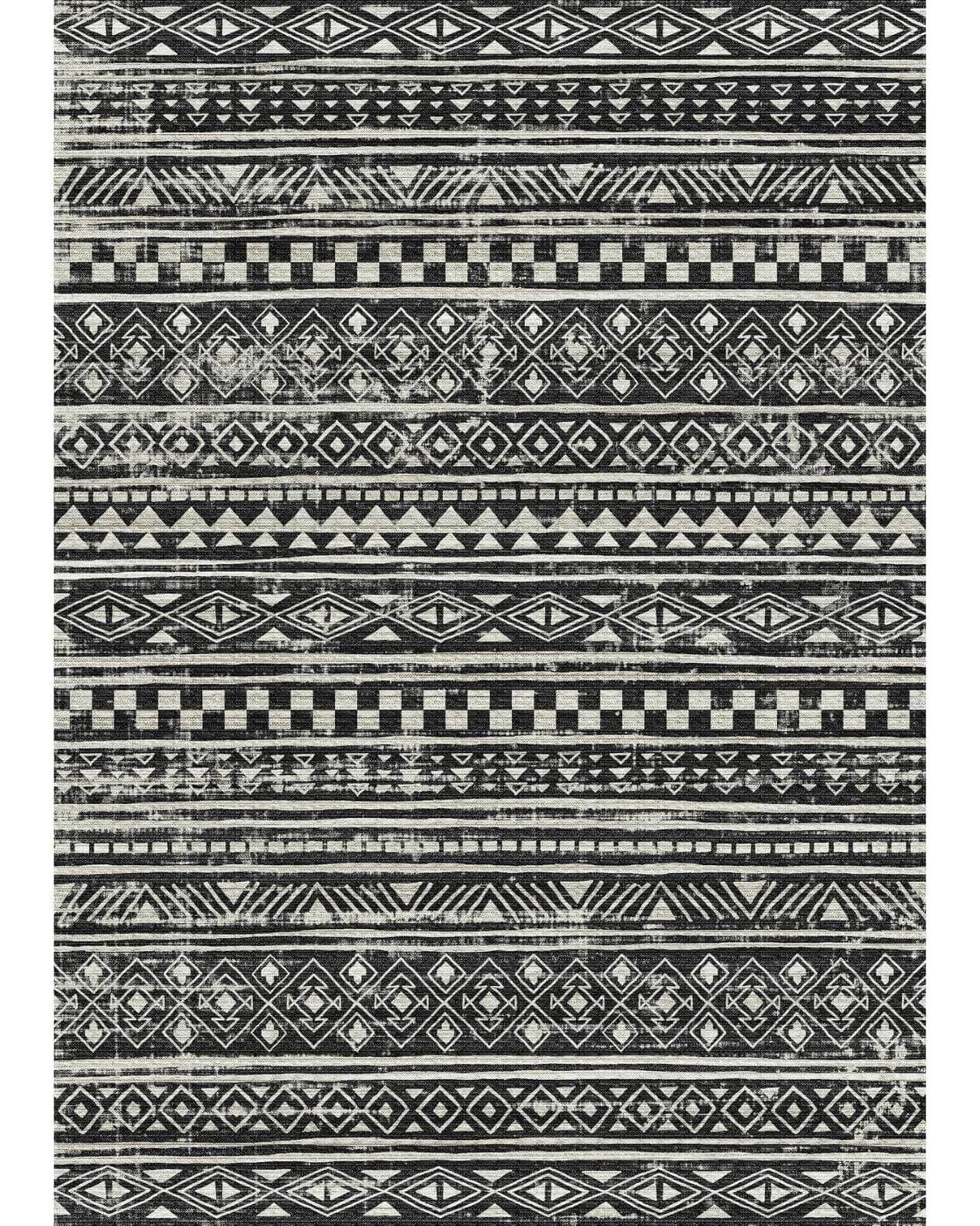 Nadine Black & White Rug