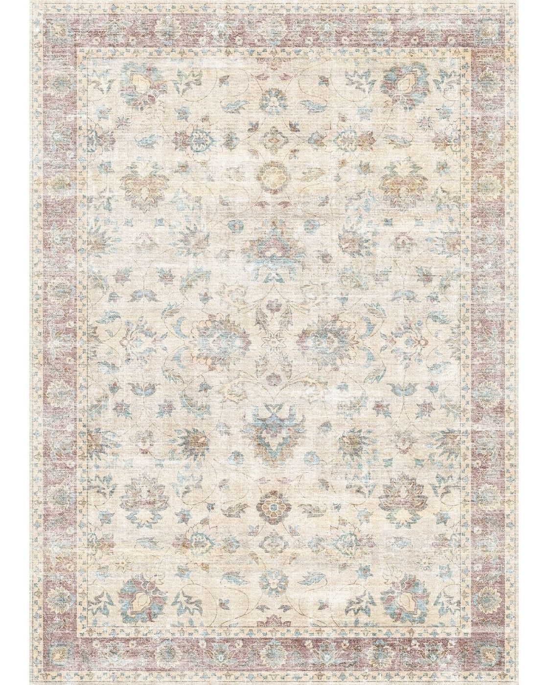 Aria Yellow Rose Lagoon Rug