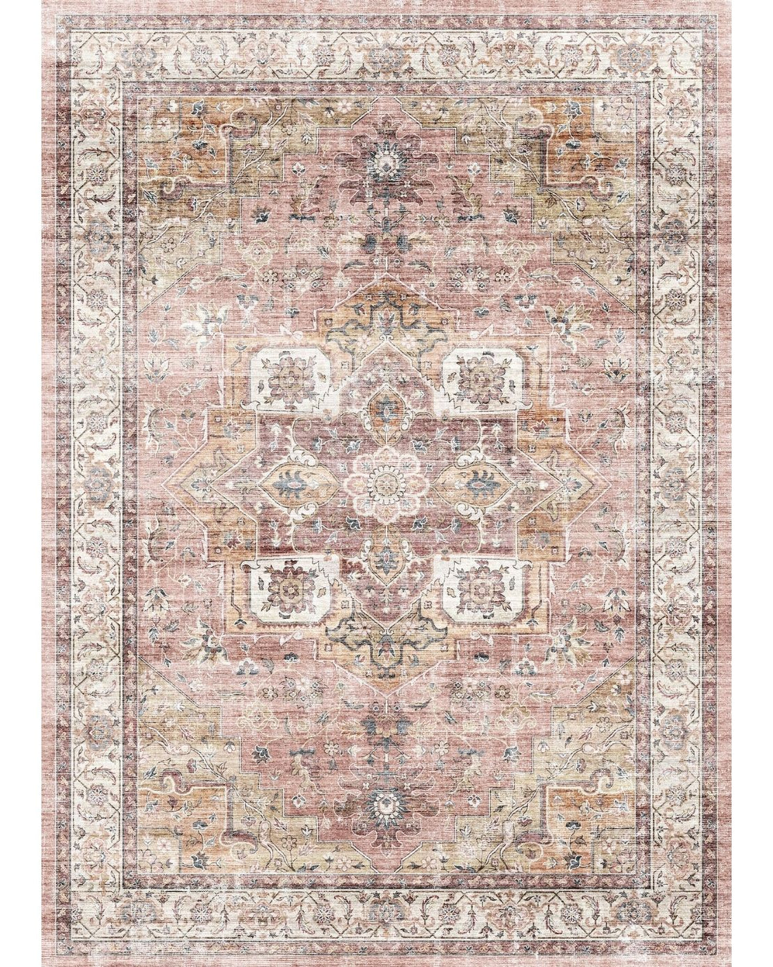 Frema Coral Orange Rug