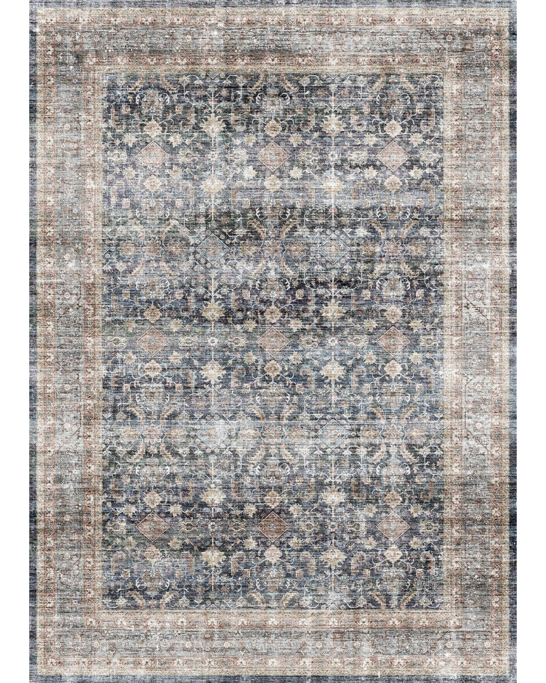 Davina Navy Lagoon Rug