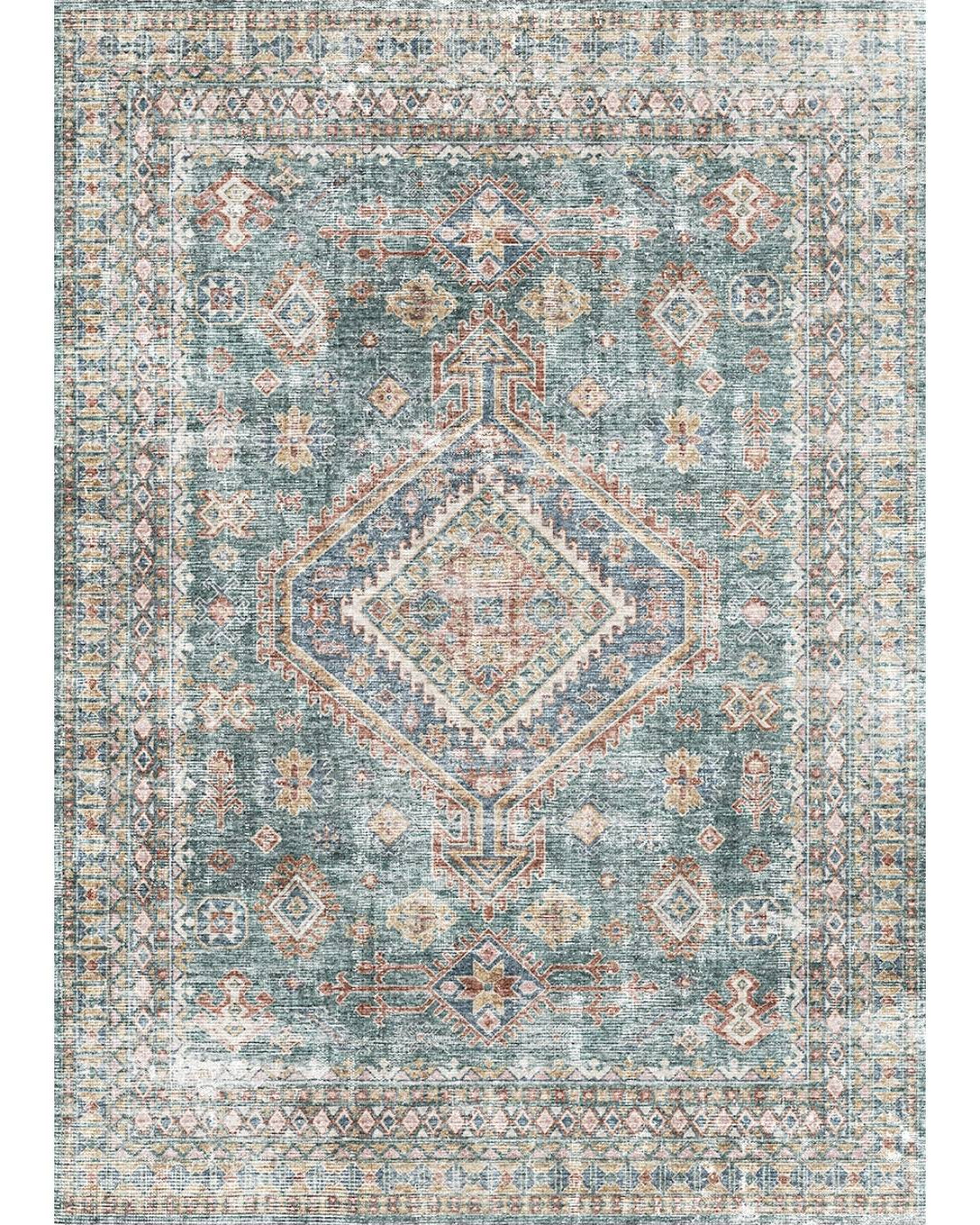 Abrama Green Rug