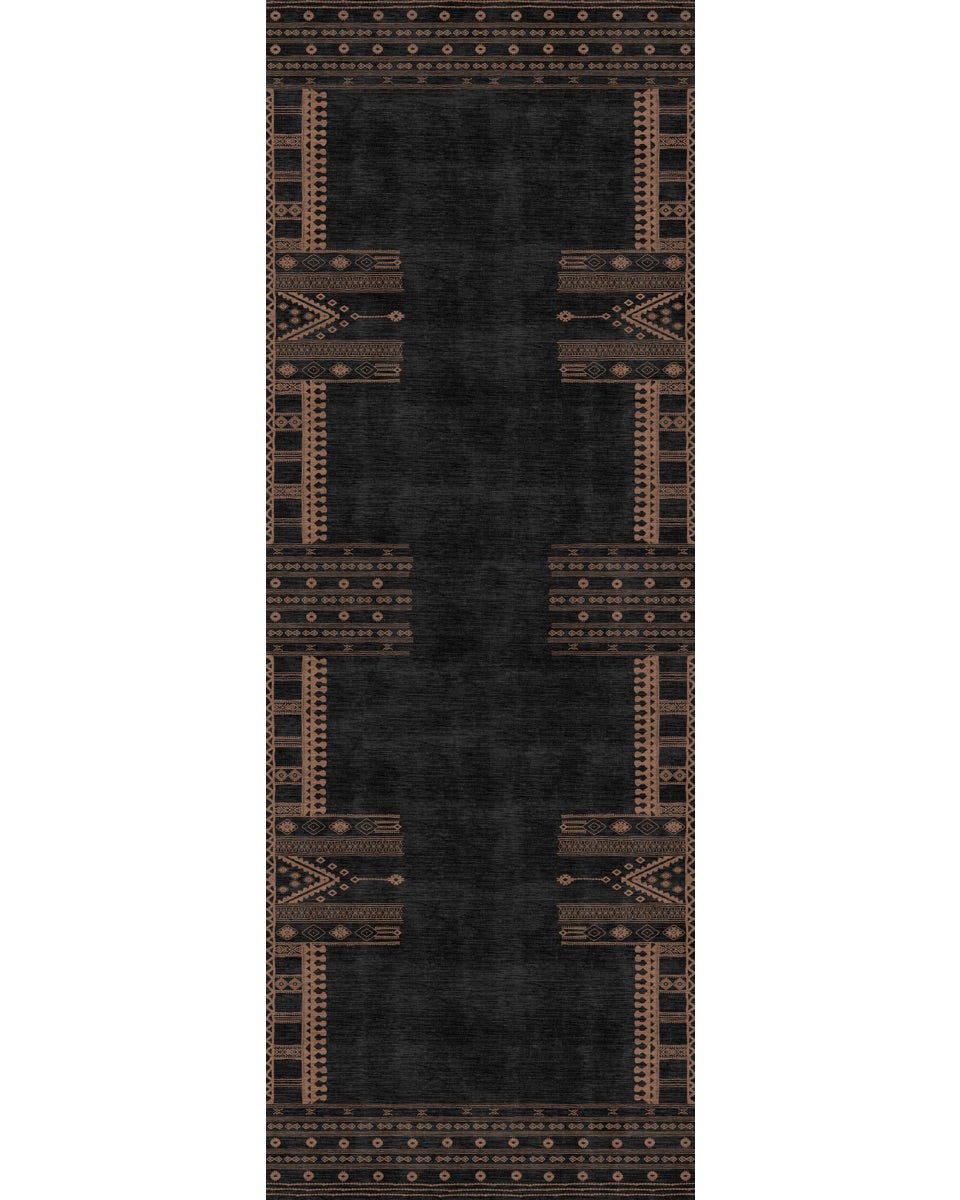 Mazela Black Rug