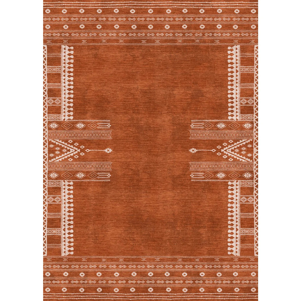 Mazela Orange Rug
