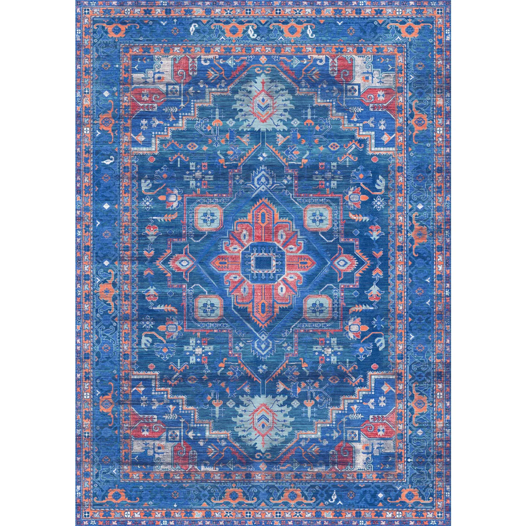 Ozana Blue Red Rug