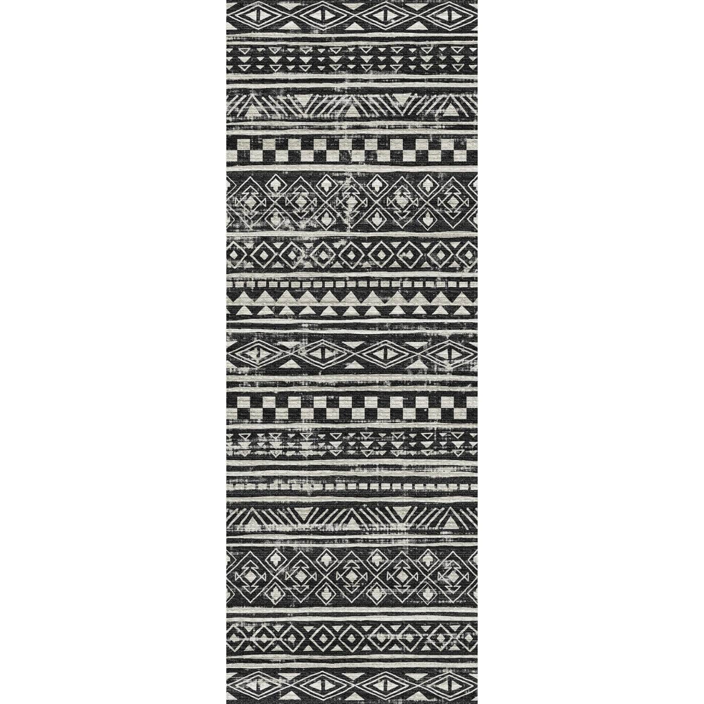 Nadine Black & White Rug