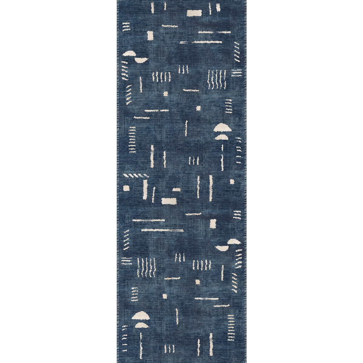 Jama Navy Blue Rug