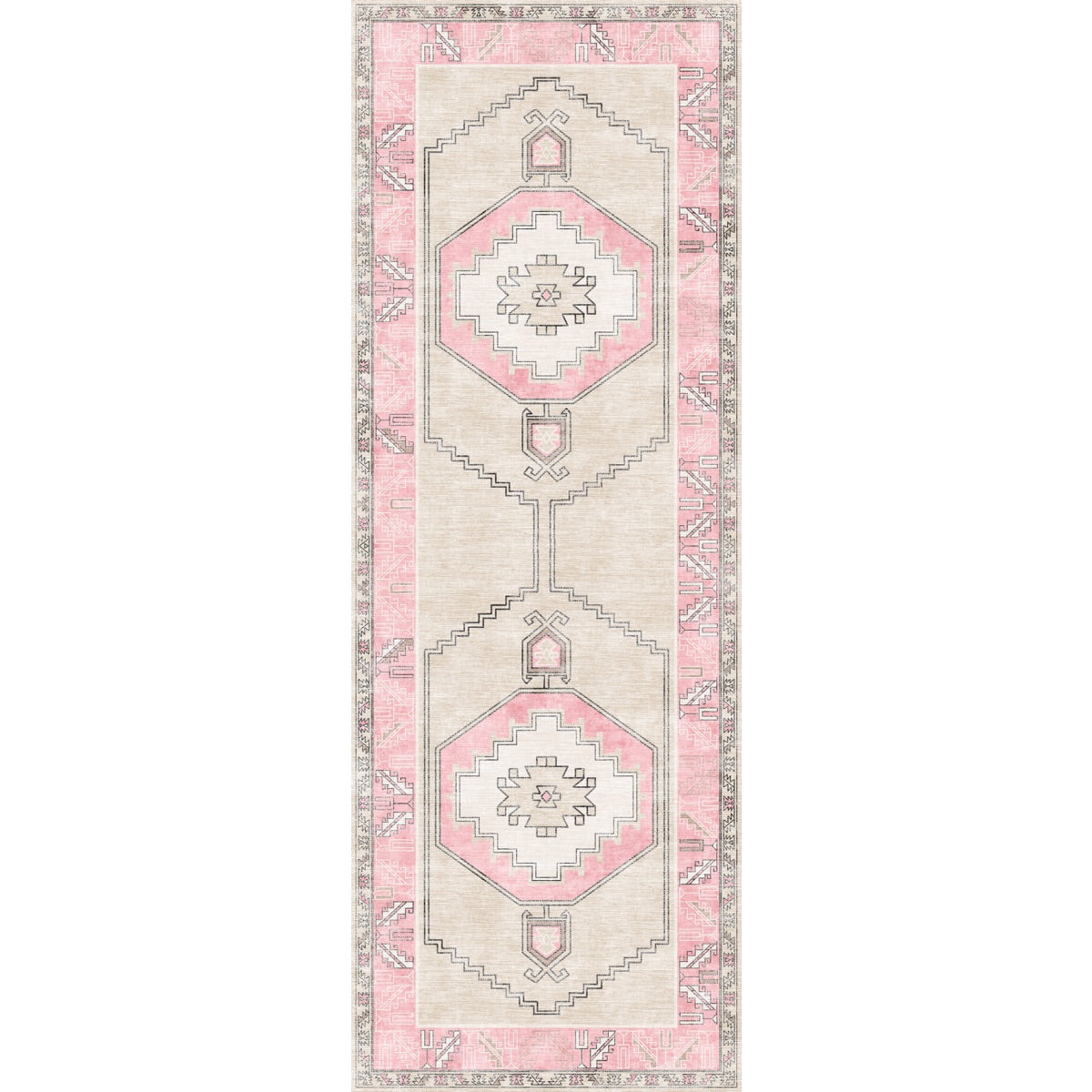 Barbara Pink Beige Rug